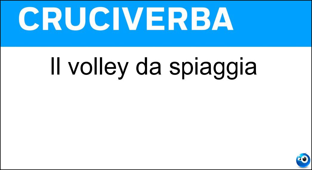 volley spiaggia