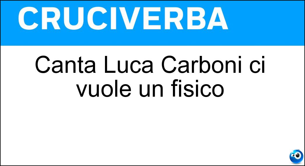 canta luca