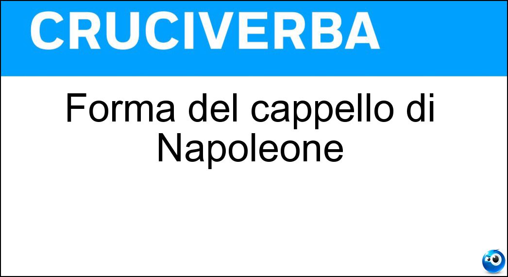 forma cappello