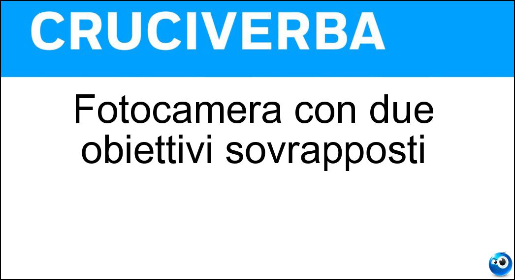 fotocamera obiettivi