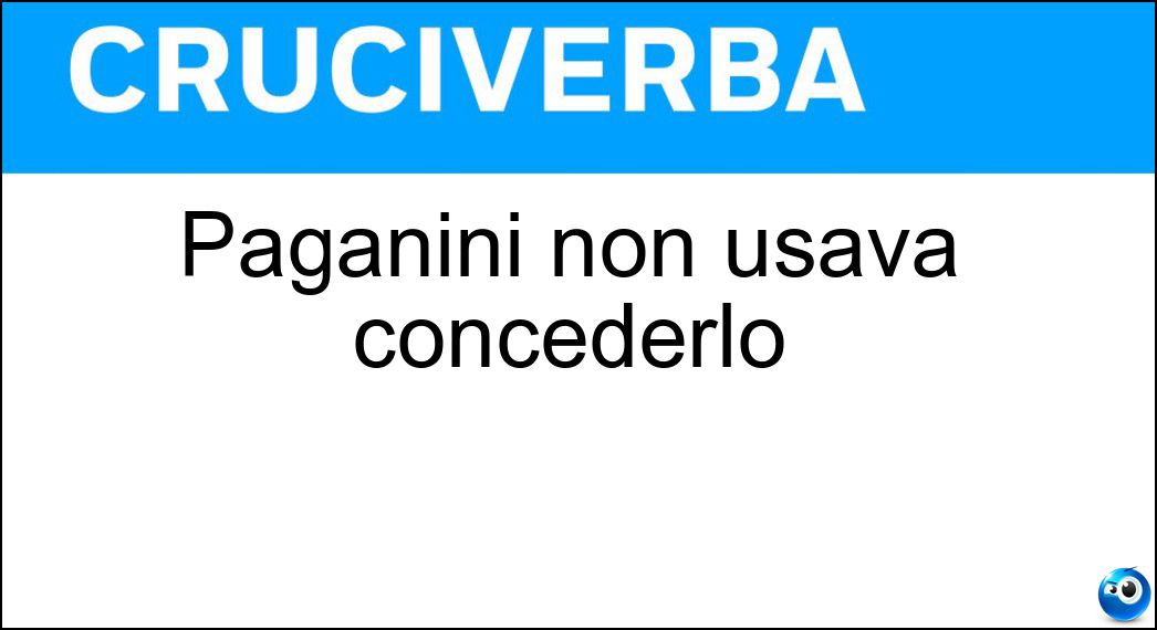 paganini usava