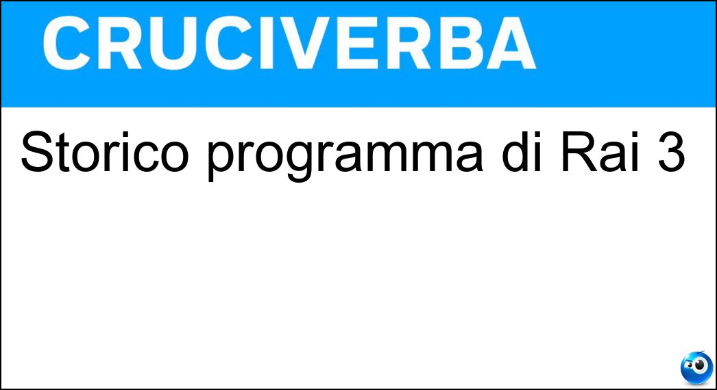 storico programma