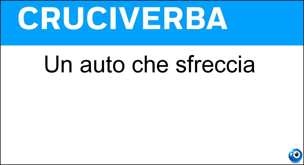 auto sfreccia