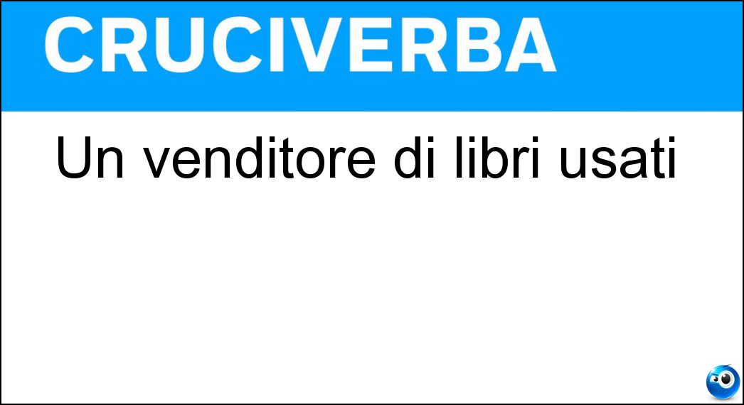 venditore libri