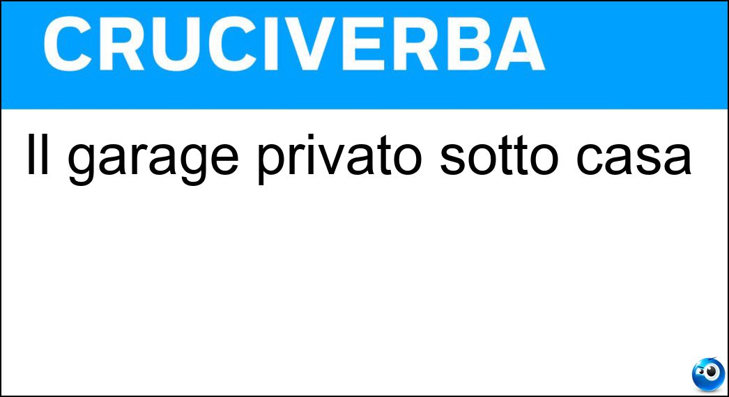 garage privato