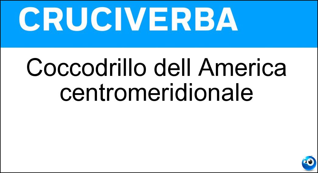 coccodrillo dell