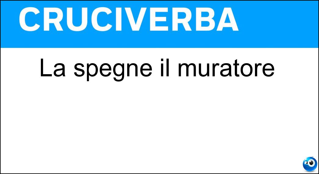 spegne muratore