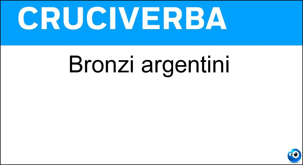 bronzi argentini