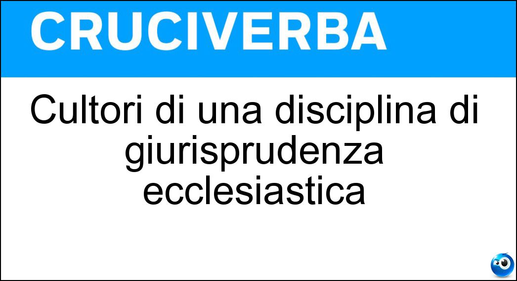 cultori disciplina