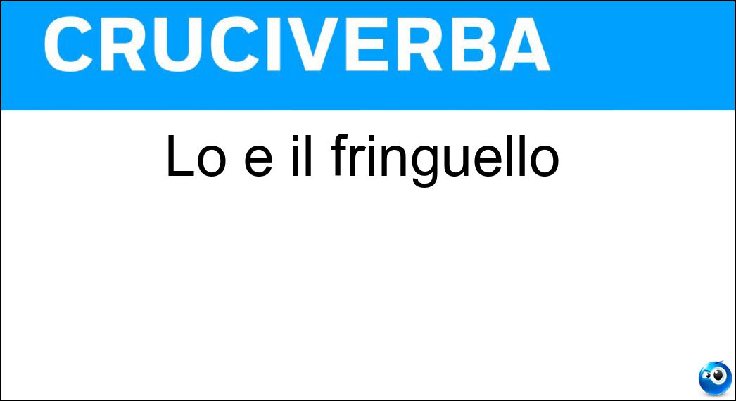 fringuello