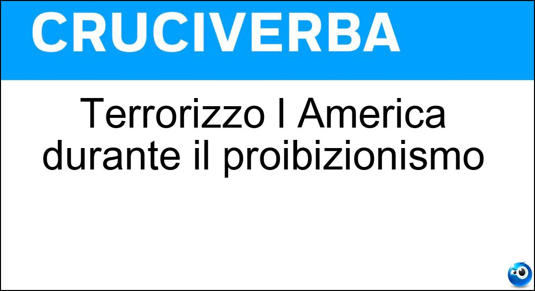 terrorizzò america