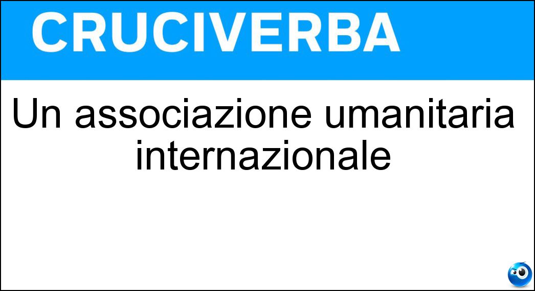 associazione umanitaria