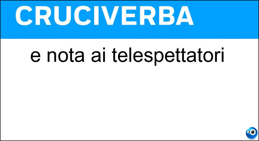 nota telespettatori