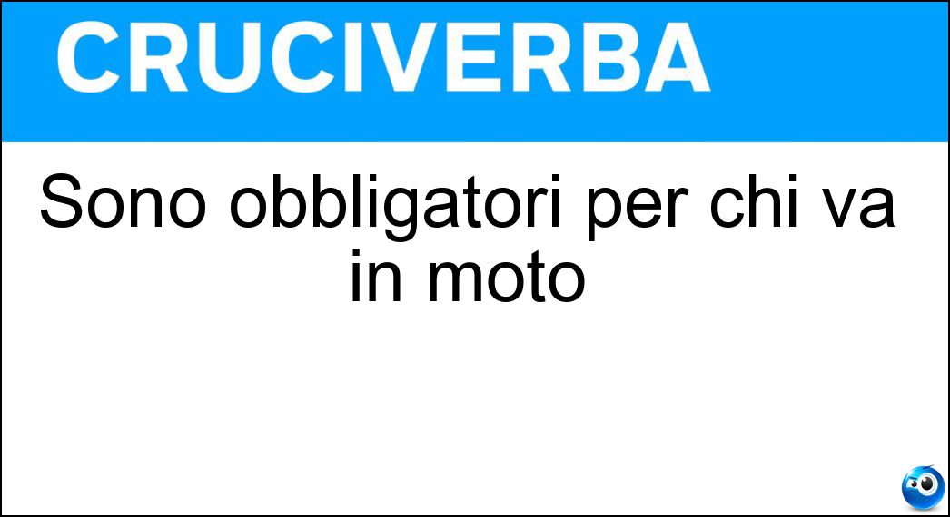 sono obbligatori