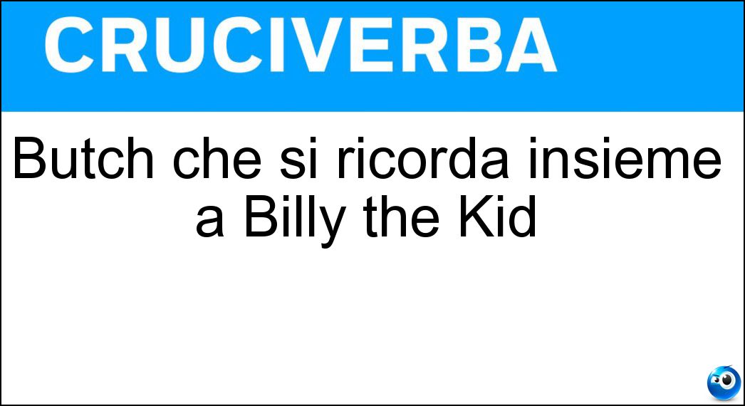 butch ricorda