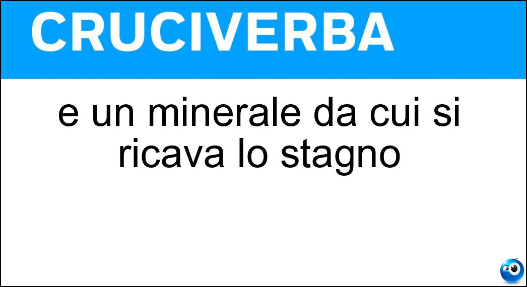 minerale ricava