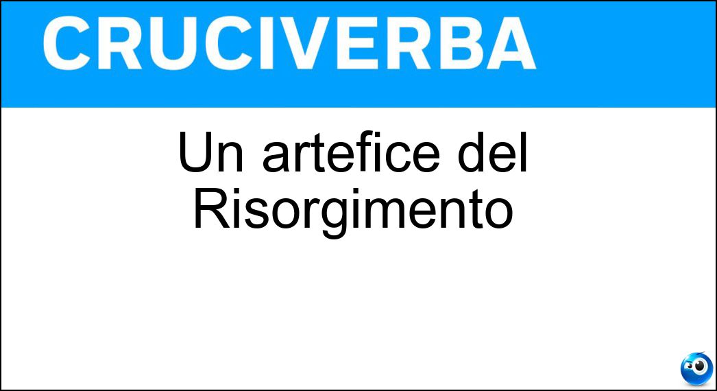 artefice risorgimento