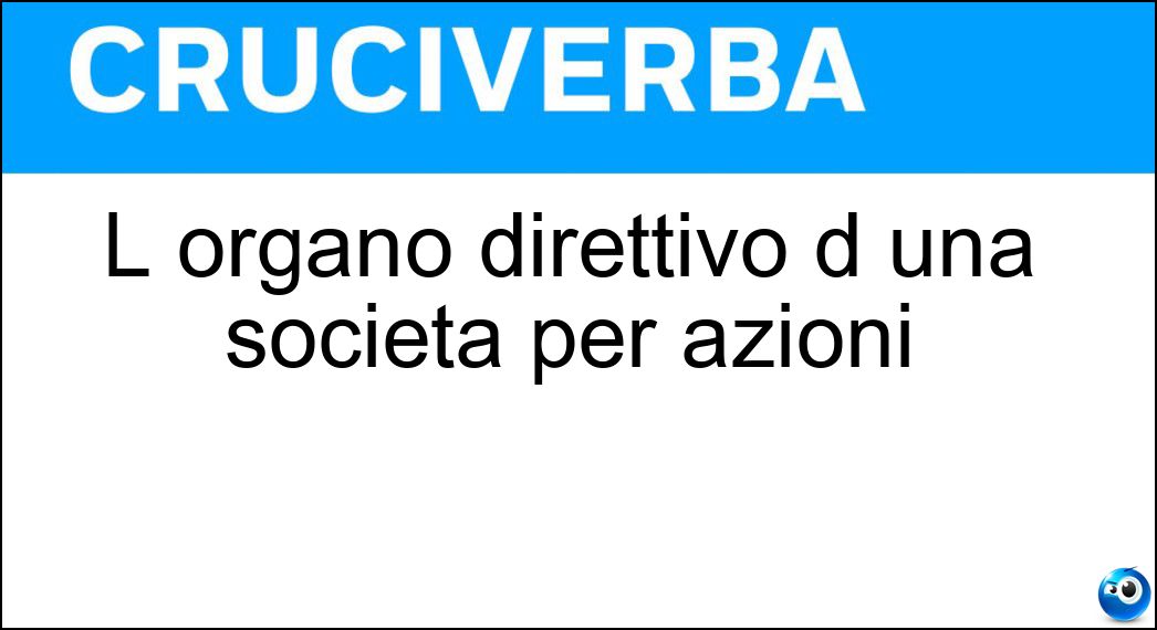 organo direttivo