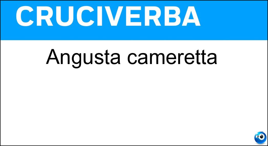 angusta cameretta