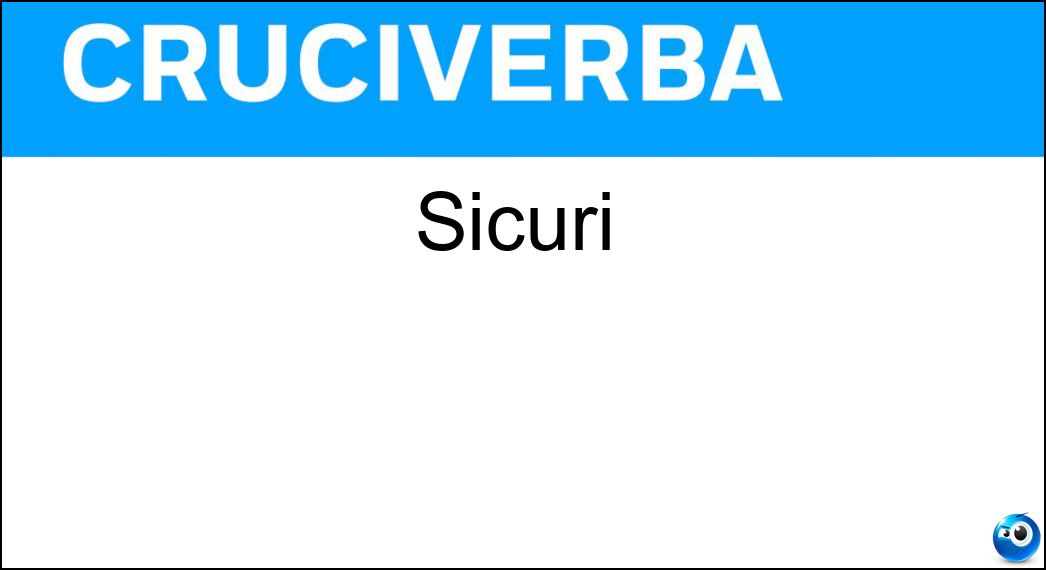 sicuri