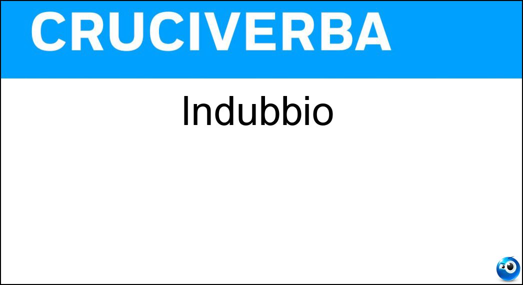 indubbio