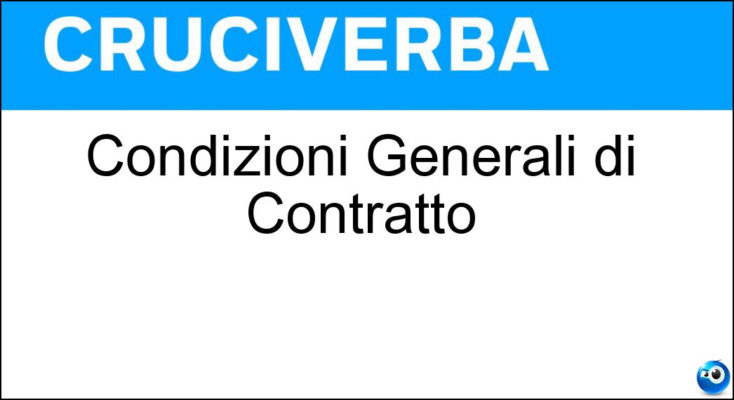 condizioni generali