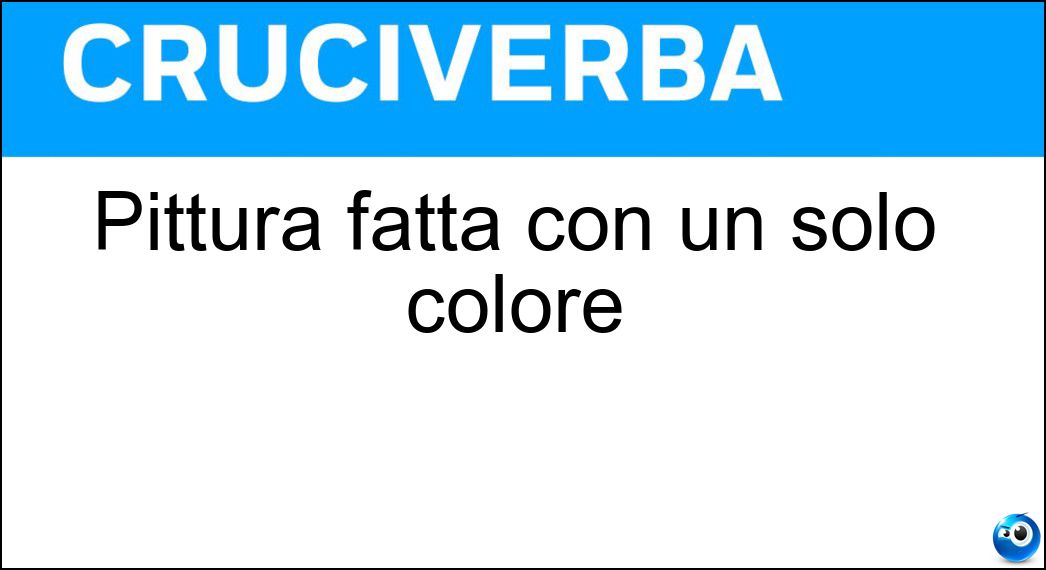 pittura fatta