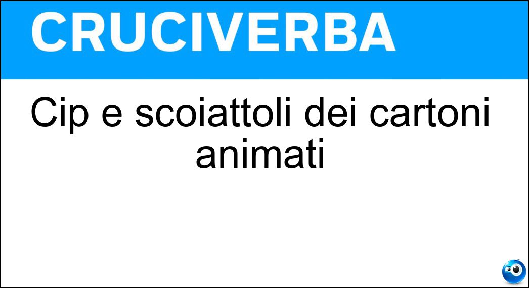 scoiattoli cartoni