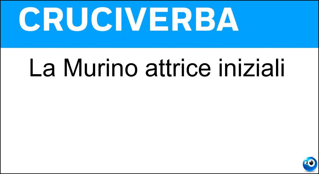 murino attrice