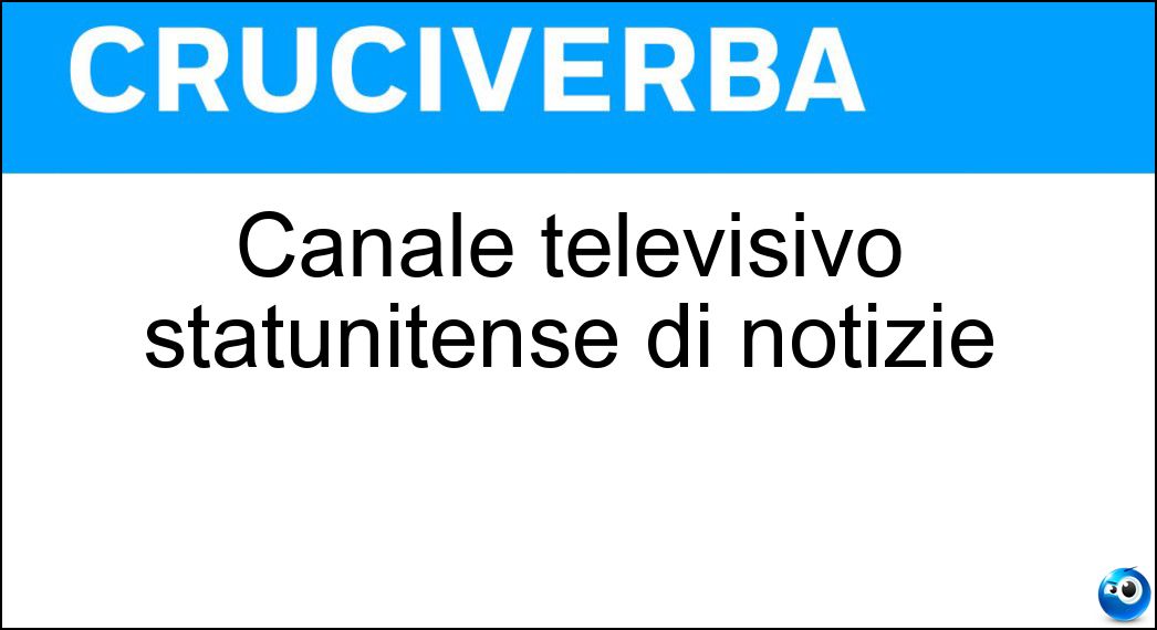 canale televisivo