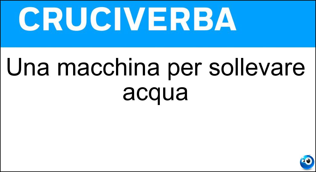 macchina sollevare