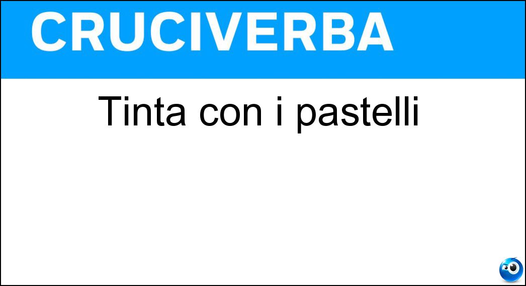 tinta pastelli