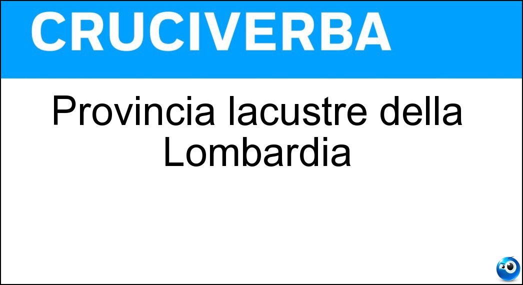 provincia lacustre