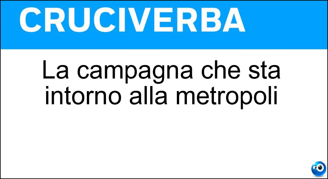 campagna intorno