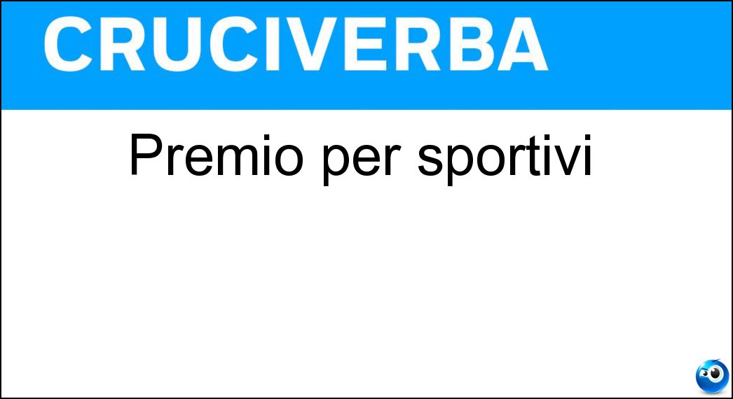 premio sportivi