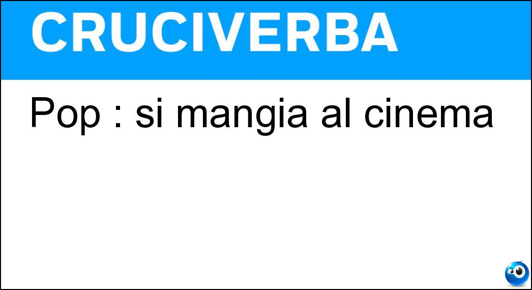 mangia cinema