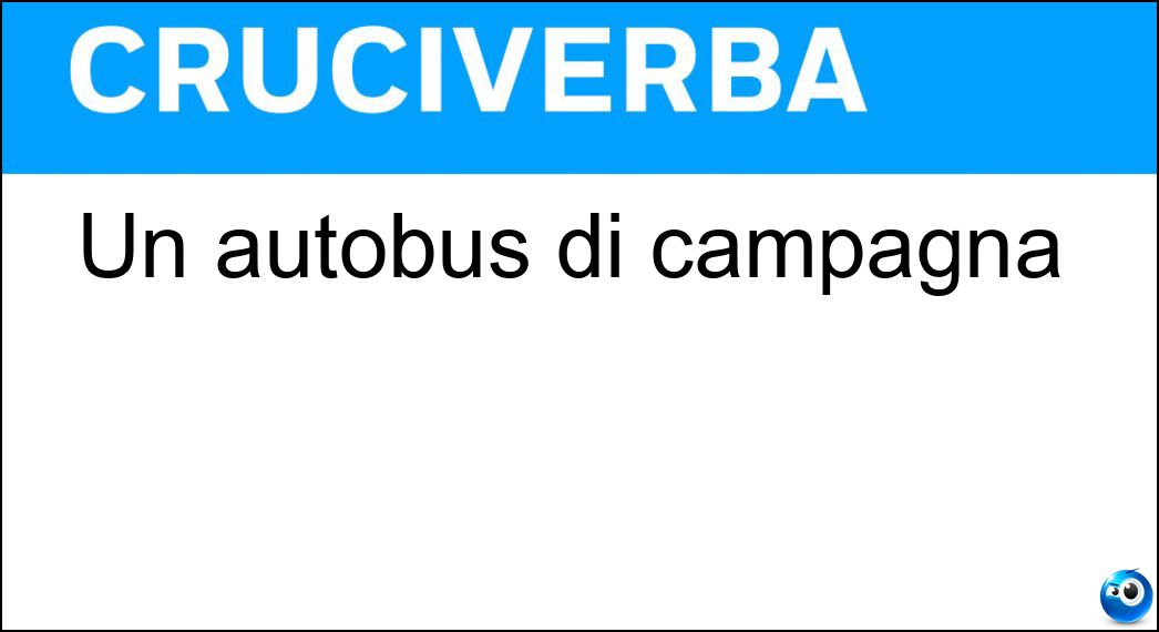 autobus campagna