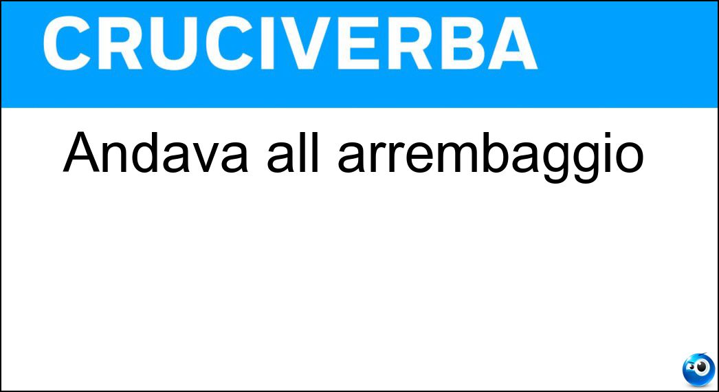 andava arrembaggio