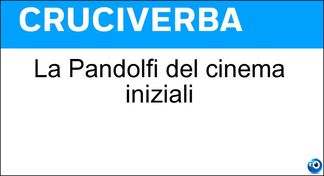 pandolfi cinema