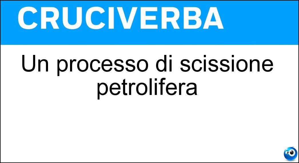 processo scissione