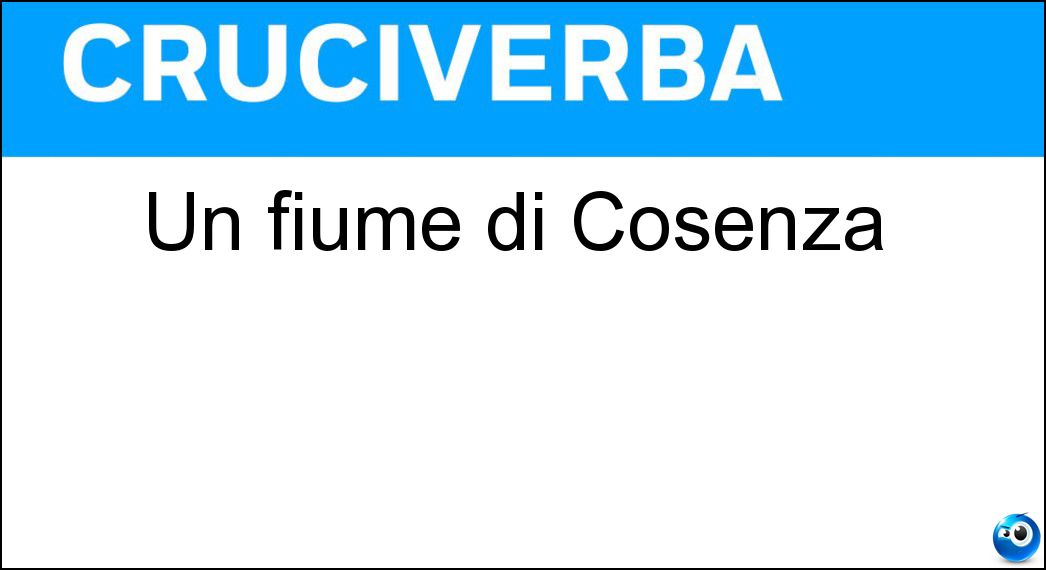 fiume cosenza