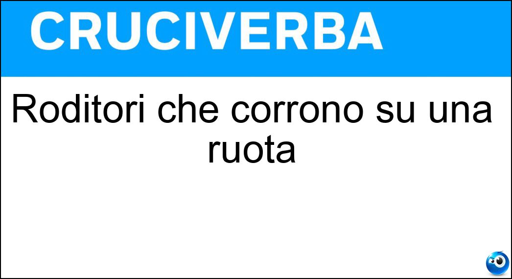 roditori corrono