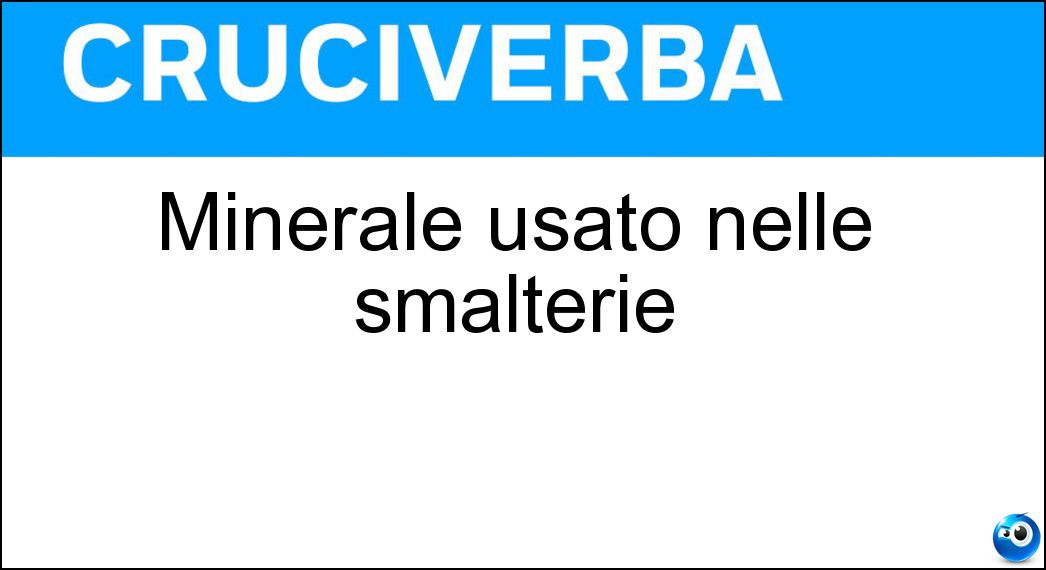 minerale usato