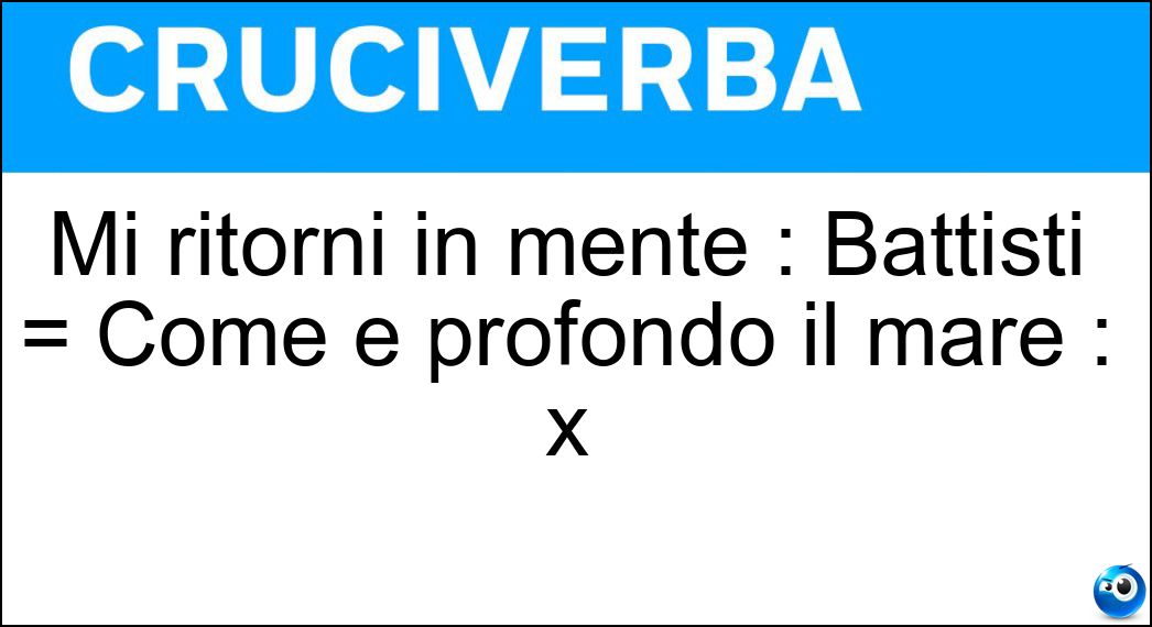 ritorni mente