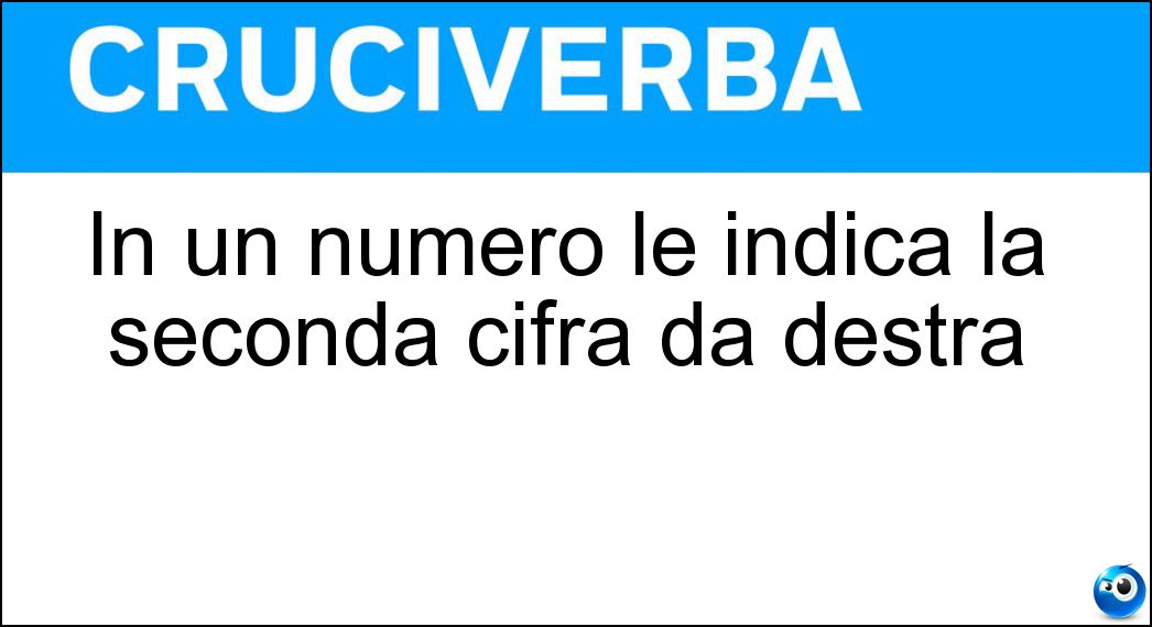 numero indica