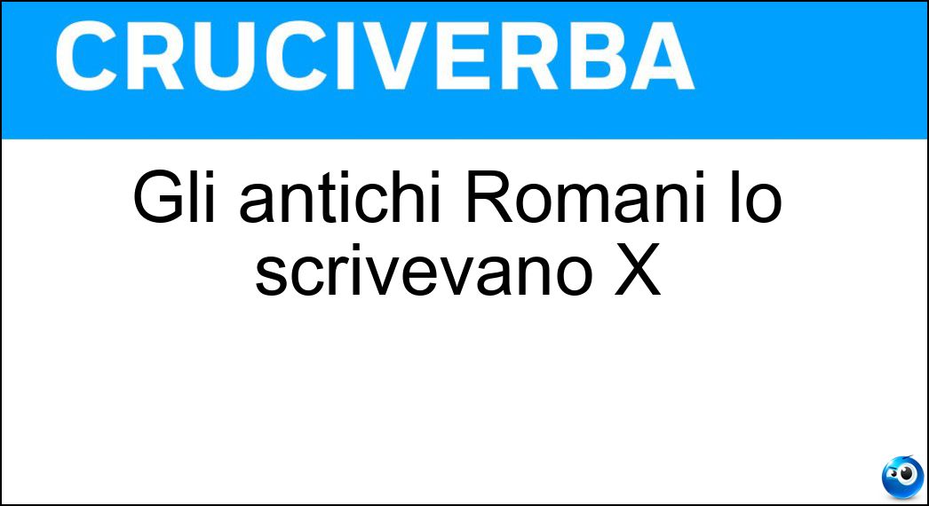 antichi romani