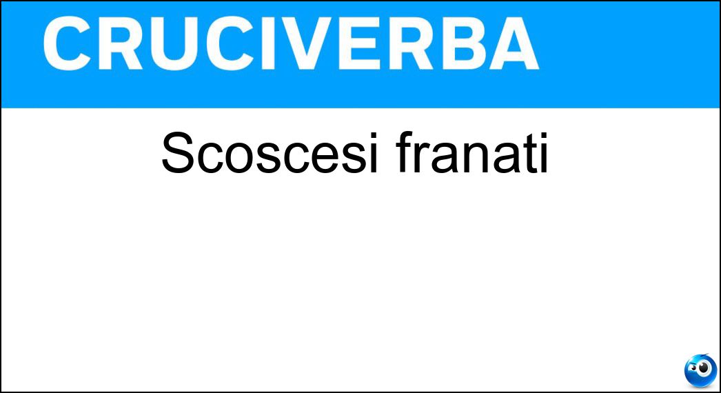 scoscesi franati