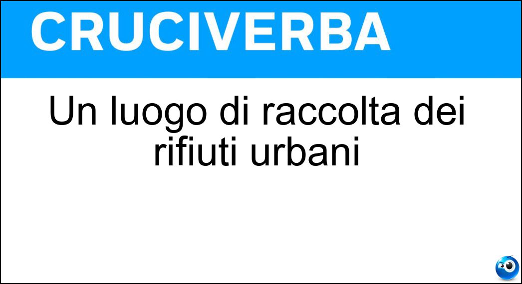 luogo raccolta