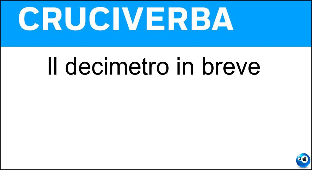 decimetro breve