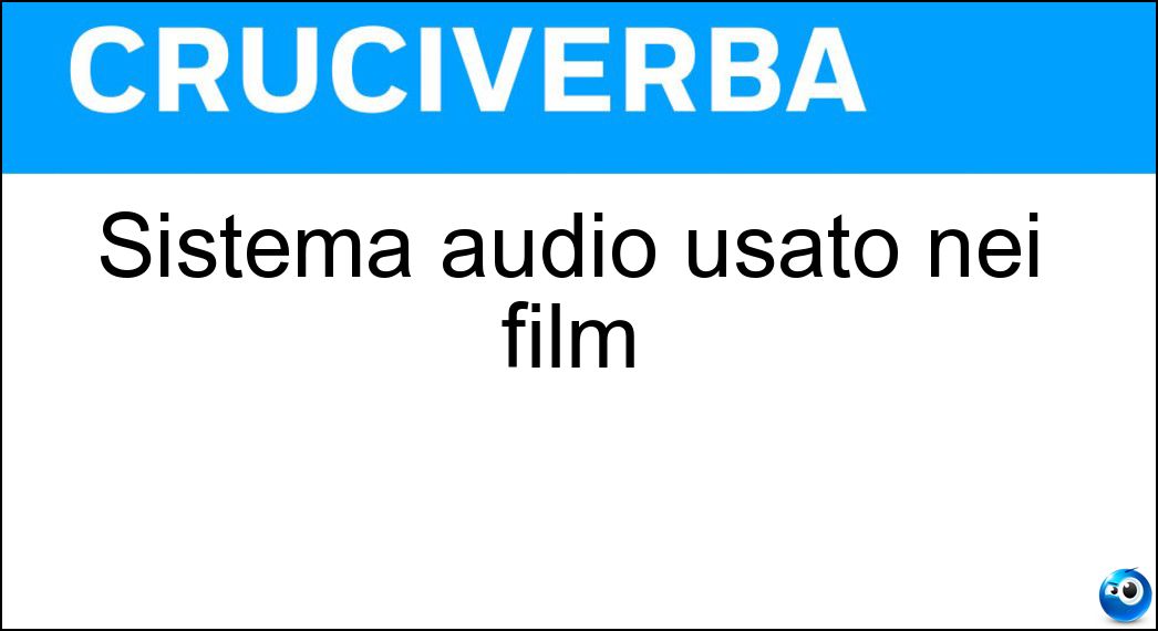 sistema audio